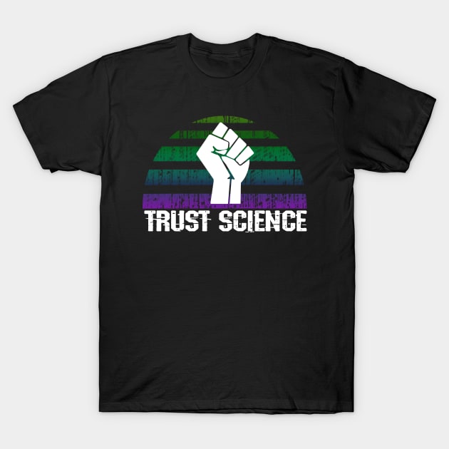 Trust science, not morons, idiots. Wearing is caring. Please, wear a fucking mask. Masks save lives, are here to stay. This is the new normal. T-Shirt by BlaiseDesign